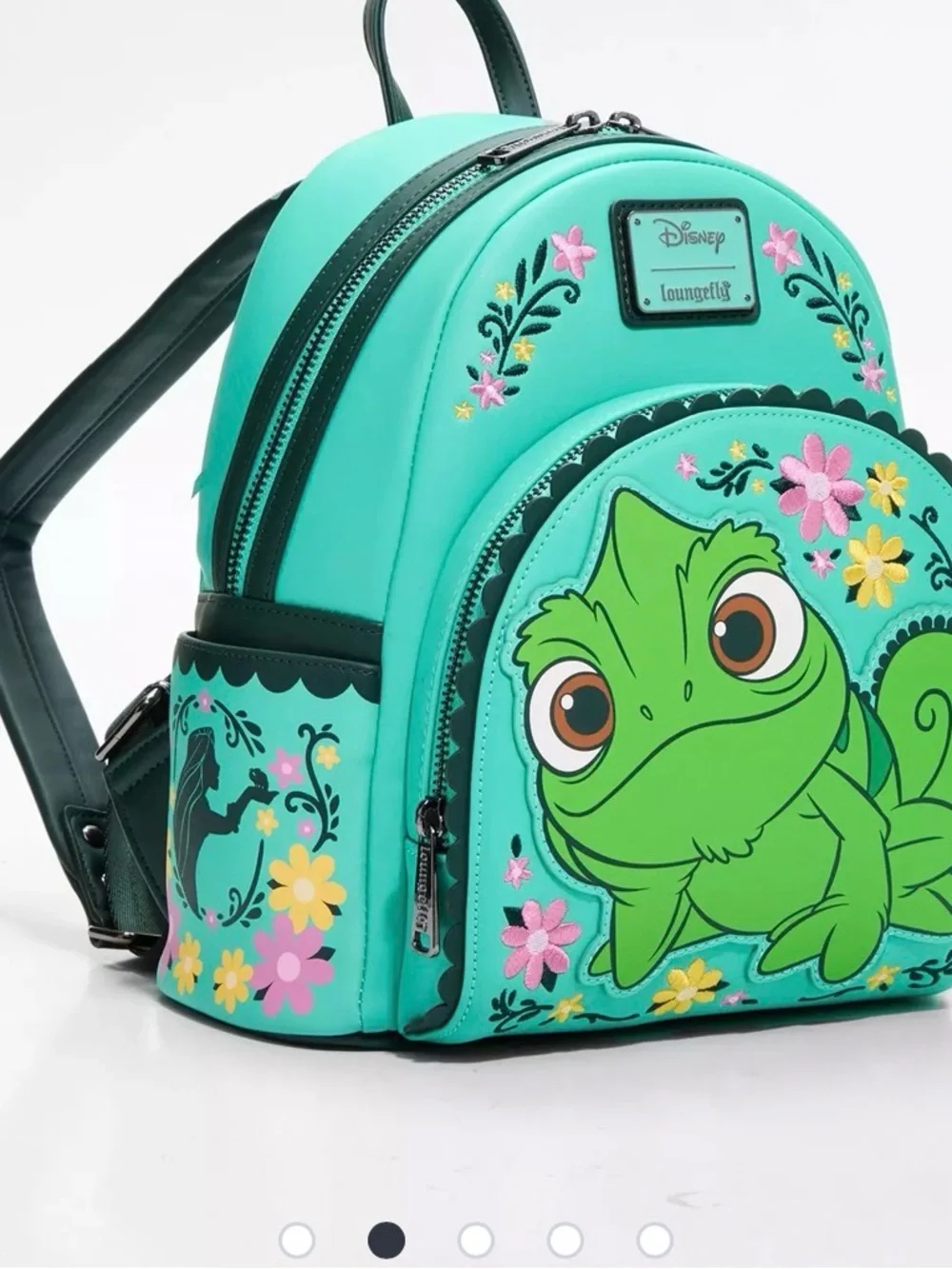 Loungefly Disney Tangled Pascal Floral Mini Backpack - BoxLunch Exclusive